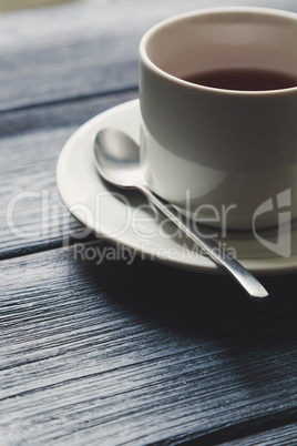 Cup of tea on Wooden Table