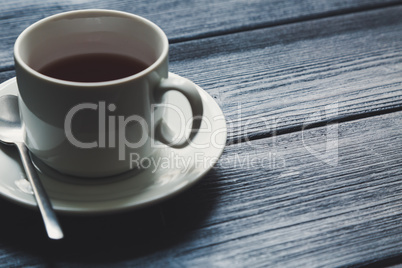 Cup of tea on Wooden Table