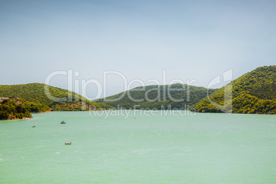 View of the lake Abrau