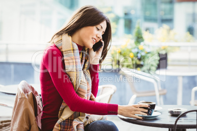 Woman on the phone