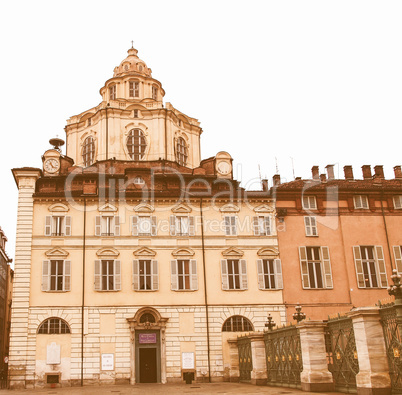 San Lorenzo church, Turin vintage