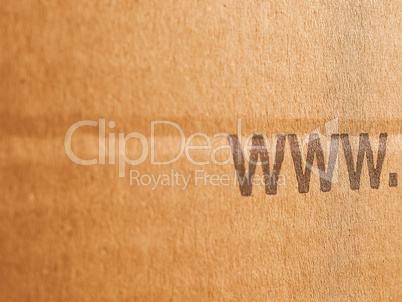 Brown corrugated cardboard www vintage