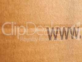 Brown corrugated cardboard www vintage