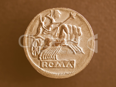 Roman coin vintage