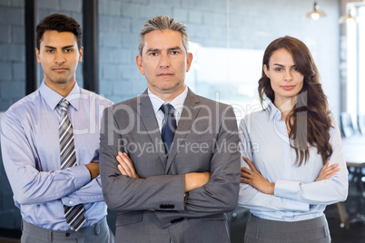 Portrait of confident business team