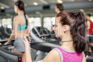 Female trainer smiling to camera