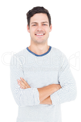 Man with crossed arm