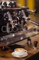 Coffee machine and cappuccino