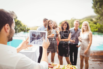 Group of friends posing for photograph