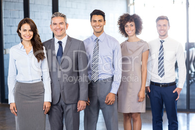 Portrait of confident business team