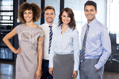 Portrait of confident business team in office