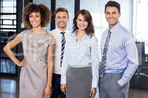 Portrait of confident business team in office
