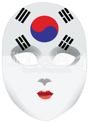 Mask symbolizes South Korea