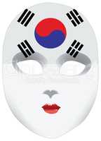 Mask symbolizes South Korea