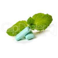 Chewing gum with mint