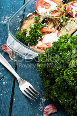 Salad of fresh vegetables