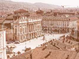 Piazza Castello Turin vintage