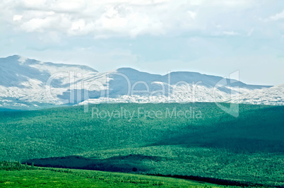Mountain Ural range Kvarkush 3