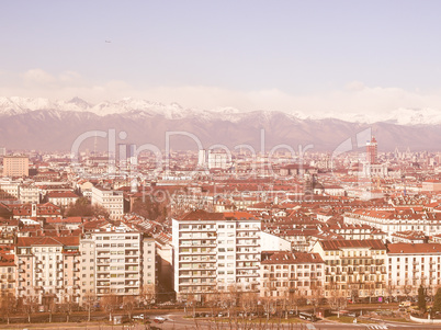 Turin view vintage