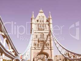 Tower Bridge London vintage