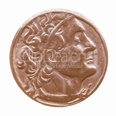 Coin isolated vintage