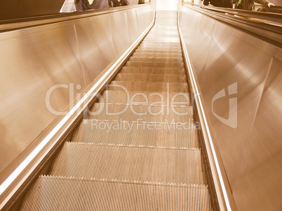 Escalator vintage