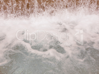 Retro looking Waterfall cascade