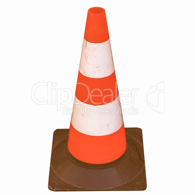 Traffic cone vintage