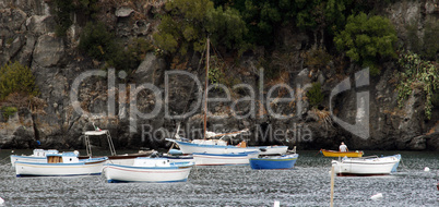 Amalfi landmark in Italy Positano coast.