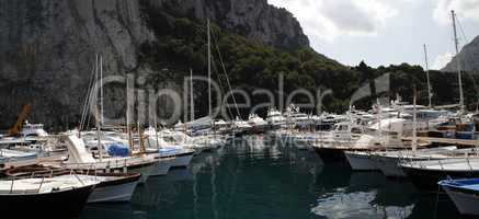 Boats from Sorrento harbor