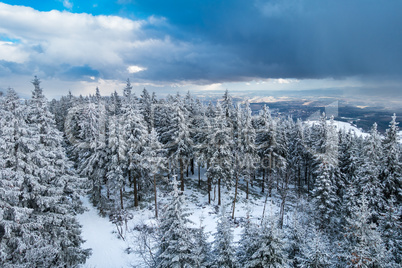 Winter im Riesengebirge bei Benecko