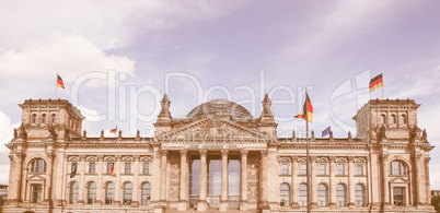 Reichstag in Berlin vintage Reichstag in Berlin vintage