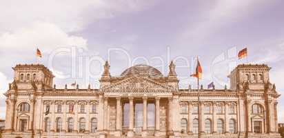 Reichstag in Berlin vintage