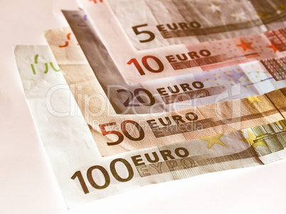 Euro note vintage