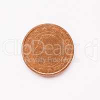 Belgian 2 cent coin vintage