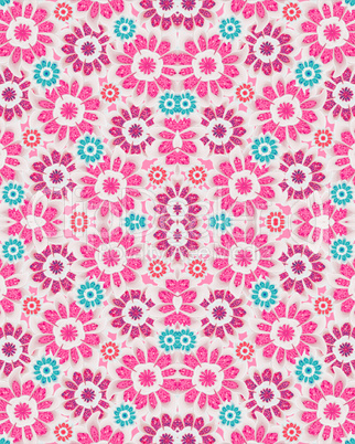 Stylized Floral Seamless Pattern