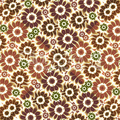 Vintage Stylized Floral Pattern
