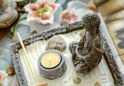 Buddha meditating decoration