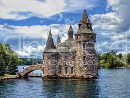 Power House of the Boldt Castle on Ontario Lake, Canada