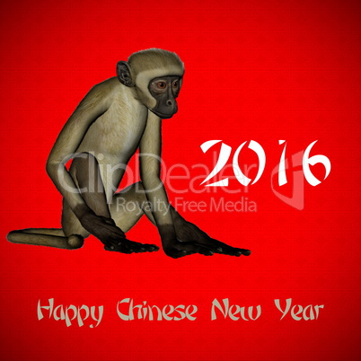 Happy New Chinese monkey Year, 2016