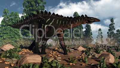 Miragaia dinosaur - 3D render