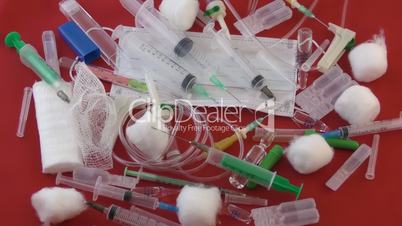 Medical syringes for sick