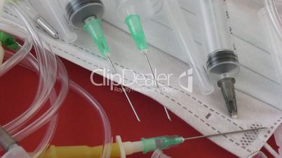 Medical syringes for sick