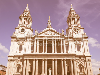 St Paul Cathedral, London vintage