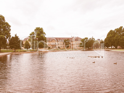 Gardens in Stuttgart Germany vintage