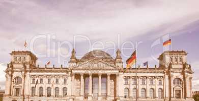 Reichstag in Berlin vintage