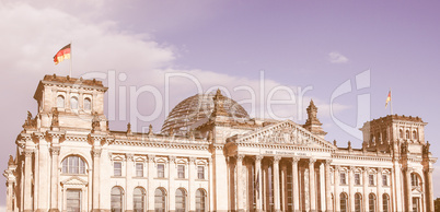 Reichstag in Berlin vintage Reichstag in Berlin vintage
