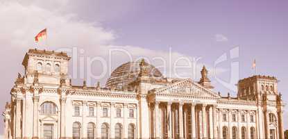 Reichstag in Berlin vintage