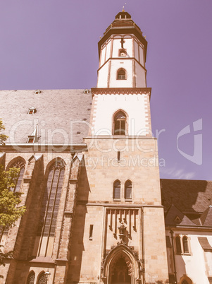 Thomaskirche Leipzig vintage