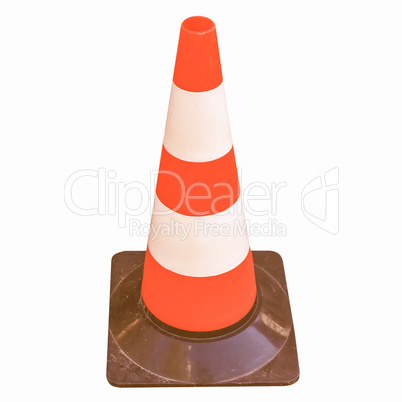 Traffic cone vintage